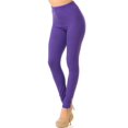thumbnail image 1 of Buttery Smooth Basic Solid Leggings - New Mix Purple One Size Regular, 1 of 1