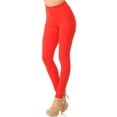 thumbnail image 1 of Buttery Smooth Basic Solid Leggings - New Mix Red One Size Regular, 1 of 1