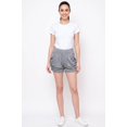 thumbnail image 1 of Buttery Smooth Solid Basic Harem Shorts Heather Gray S/M, 1 of 1