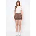 thumbnail image 1 of Buttery Smooth Solid Basic Harem Shorts Mocha L/XL, 1 of 1