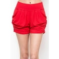 thumbnail image 1 of Buttery Smooth Solid Basic Harem Shorts Red S/M, 1 of 1