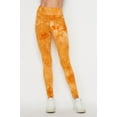 thumbnail image 1 of Buttery Smooth Tie Dye High Waisted Leggings Orange L/XL, 1 of 2