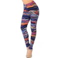 thumbnail image 1 of Buttery Soft Colorful Bands Leggings (One Size Regular,Multi Color Bold), 1 of 2
