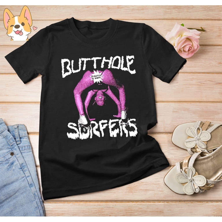 Butthole Surfers Scratch 90s T-Shirt Black S-234XL Gift family 