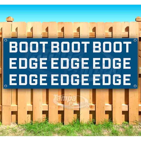 Buttigieg Boot Edge Edge 13 oz Vinyl Banner With Metal Grommets