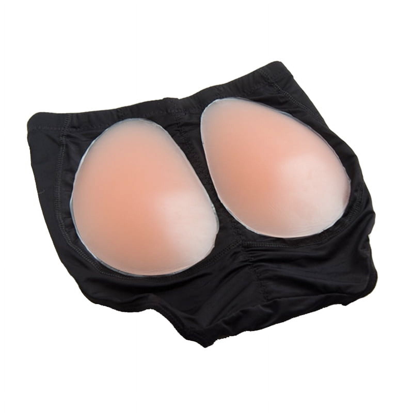 SILICONE BUTTOCKS SILICON PADDED PANTIES BUM BUTT LIFT PAD BRIEF POWER  SHAPEWEAR 