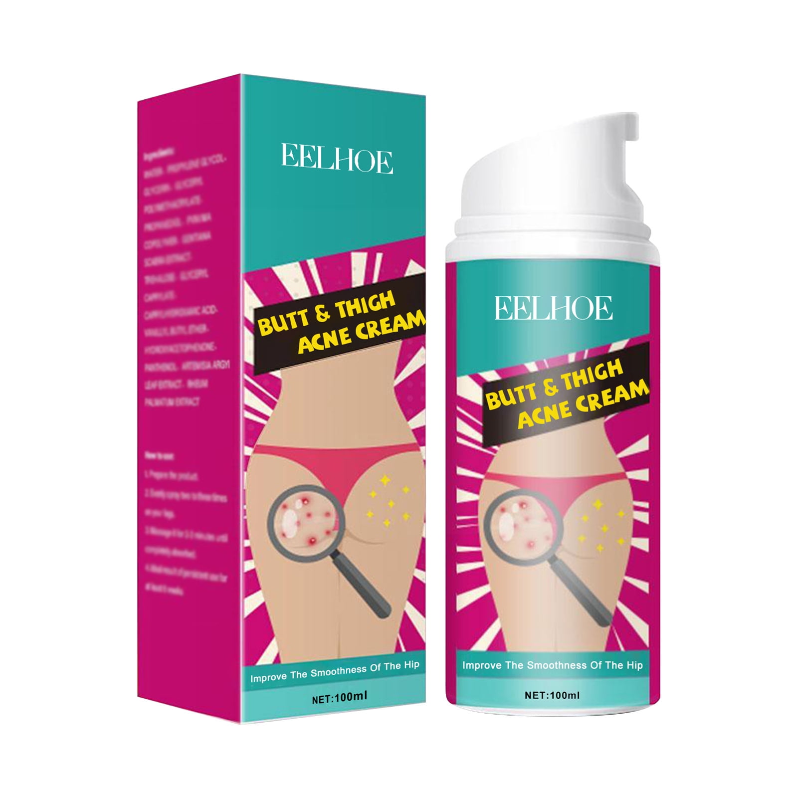 Image showcasing Buttocks and thighs cream Body back buttocks thighs acne cleansing skin ...
