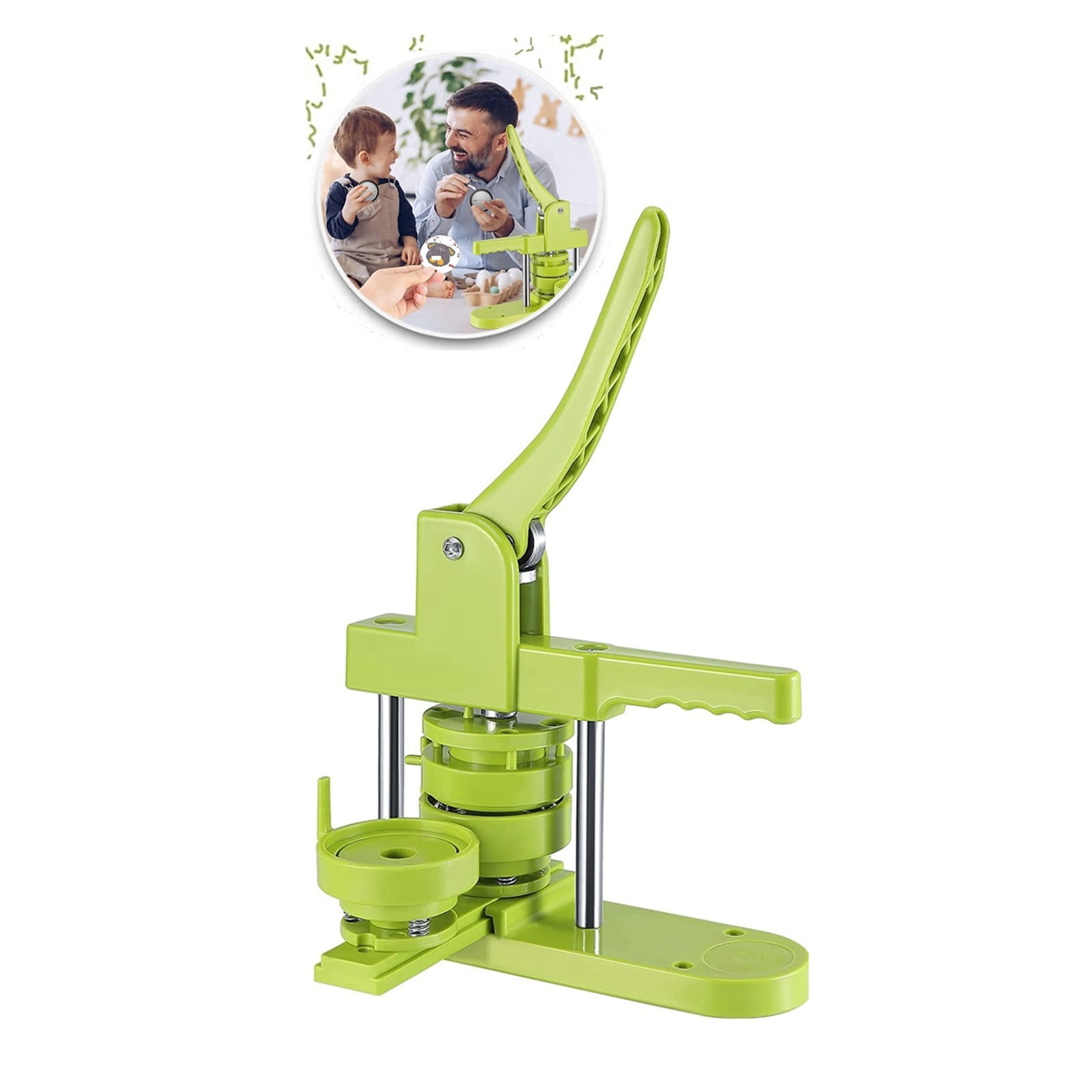 Button Badge Maker Machine, Mould Customized Buttons DIY Personal Badge Making Handmade ,Easy Pressing