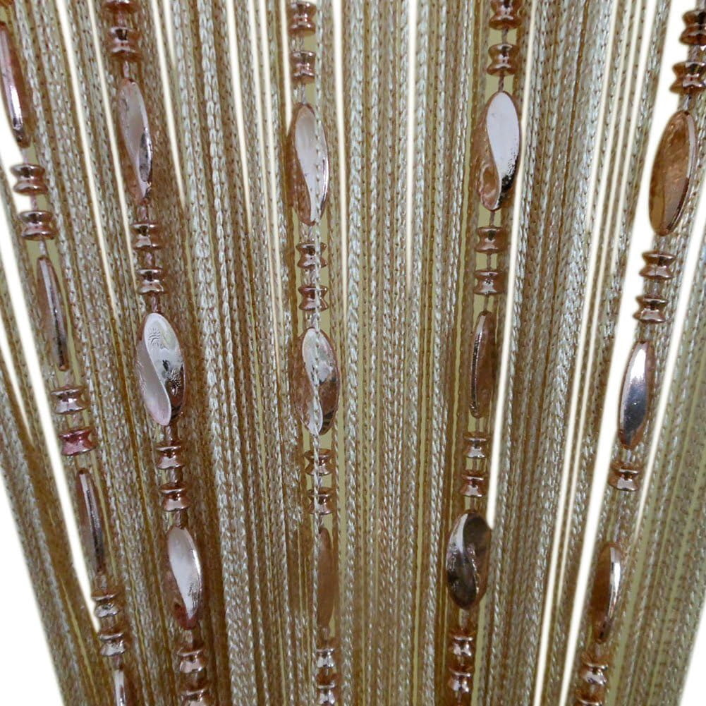 Button Beaded Door Curtain Fringe Tassel Living Room Divider Curtain