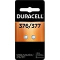 Button Cell Battery 376/377, 1.5 V, 2/Pack - Walmart.com