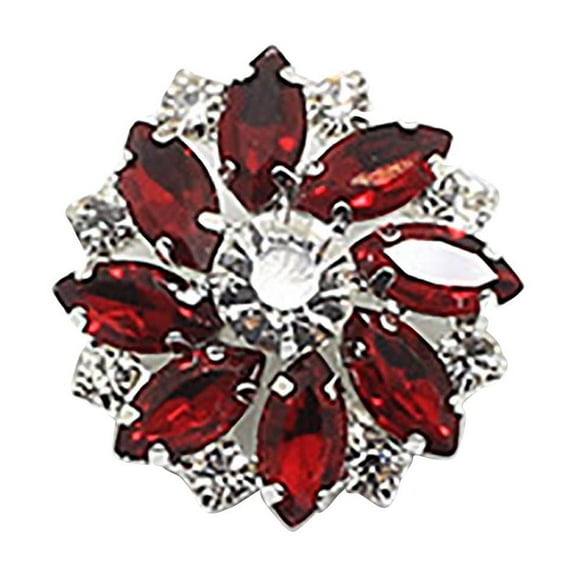 Button Covers,Button Shirt Covers,Crystal Rhinestone Button Covers,Flower Sleeve Buttons Cover Decorative Button Covers,Detachable Shirt Button Clips(Jujube Red 10pcs 2.8cm/1.1in)from QiwagFerng
