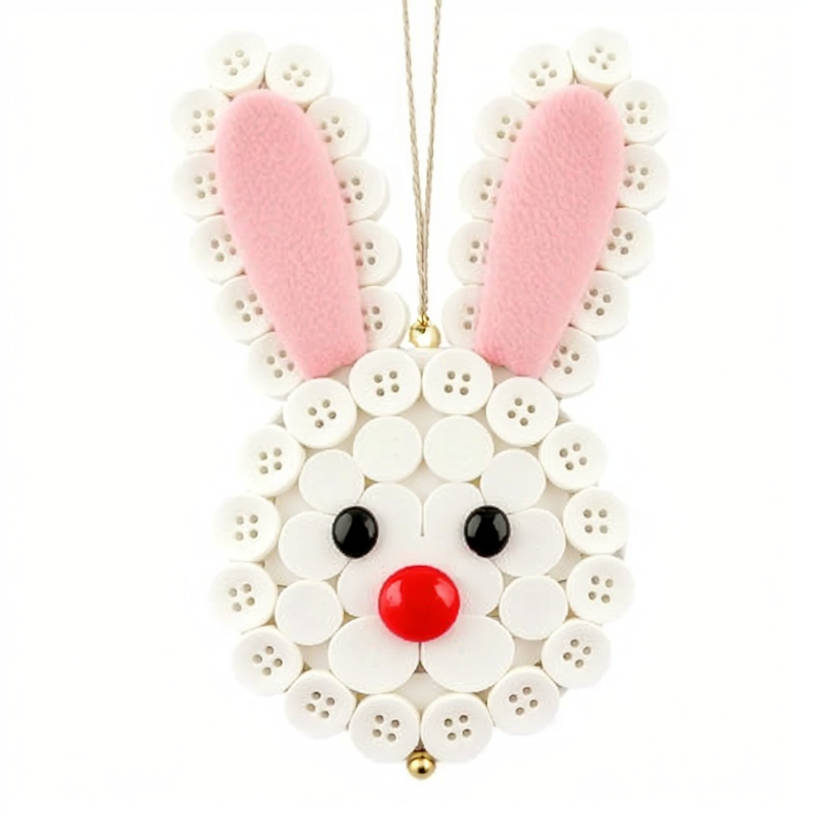 Button Crafts Kit for Kids & Adults – DIY Bunny, Carrot & Easter Egg ...