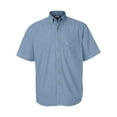 thumbnail image 1 of Button Down Dress Shirt 0211 Mens Short Sleeve Denim, 1 of 5