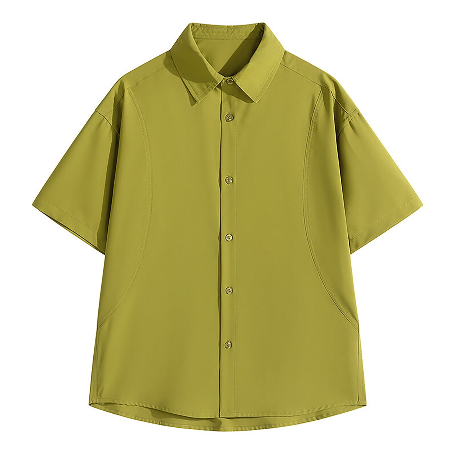 Button-Down Shirts for Men with Collared Short Sleeve Tshirts Shirt ...