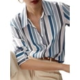 Button Down Shirts for Women Dressy Floral Printed Long Sleeve Blouse ...