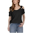 thumbnail image 1 of Button Down Shirts for Women Lounge Plus Size Dry Fit Shirts for Women Summer Tops for Women 2025 Trendy Sexy Casual Crew Neck Tops Grey, 1 of 6