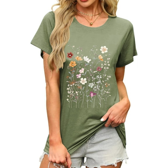 Young adult fashion Button Down Shirts for Women Short Sleeve Try Before You Buy Summer Tops for Women 2025 Plus Size Letter Print Tee Orders