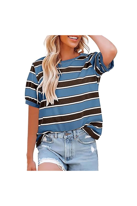 Button Down Shirts for Women Soft Generic Brand Tops for Women Women Casual Tops Long Sleeve Hide Belly Tunic 2025 Summer