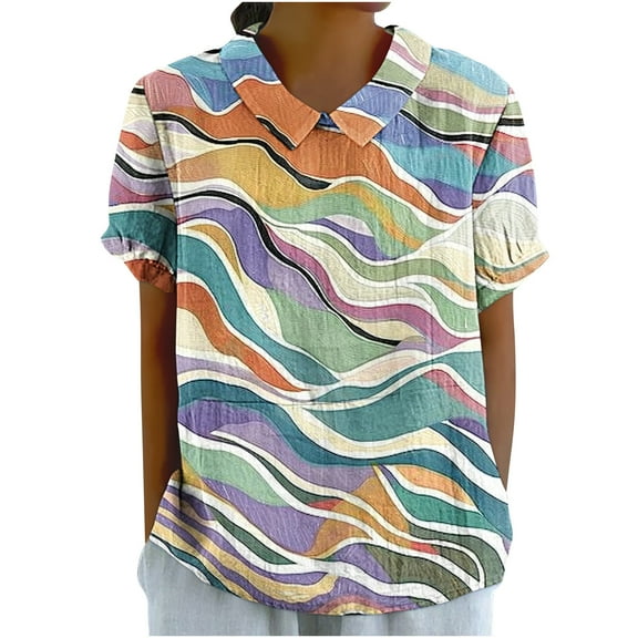 Button Down Shirts for Women Soft Workout Shirts Women Summer Tops for Women Over 50 Tie Front Golf Shirts for Women