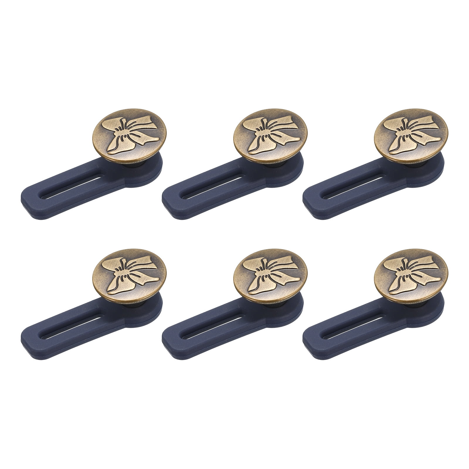 Button Expanders Button Extenders, 6pack - Expander Button for Jeans Pants(Light Copper ...