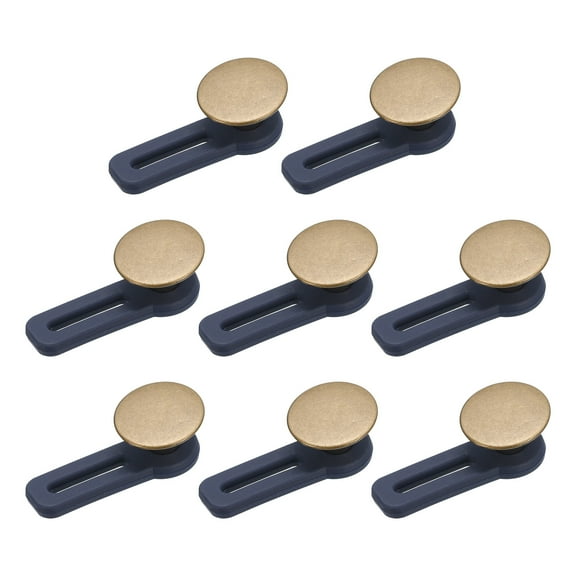 Button Extenders, 8pack - Button Extenders for Jeans(Light Copper,1.38")