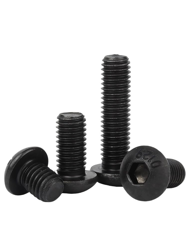 #4-48 Button Head Socket Cap Screws – Alloy Steel, Grade 8, Black Oxide (Fastenere)