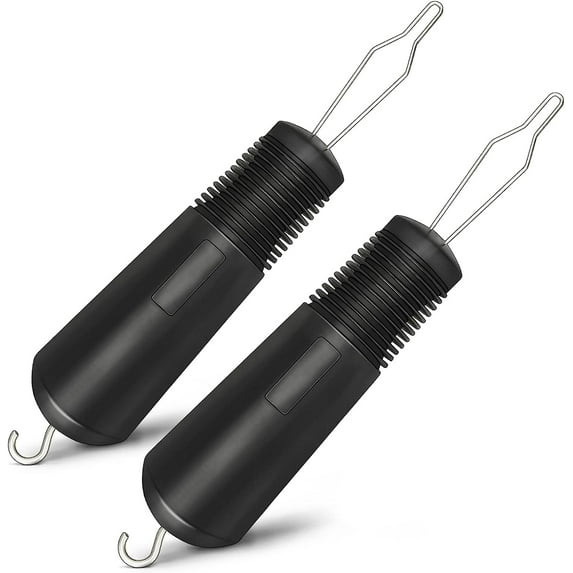 Button Hook and Zipper Pull - Button Helper Tool with Non-Slip Grips to Help with Shirts, Coats,Button Helper for Elderly 1 Pack