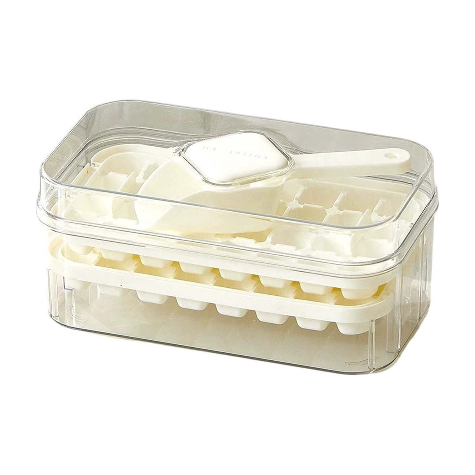 Button With Lid 28 Cavity Silicone Tray Storage And Easy Release Freezer For Home Kitchen Party Small Babies for Ice Cubes Ice Sphere Ice Tray Shapes Big round Silicone Tray Baby Food Food Lots Cubes