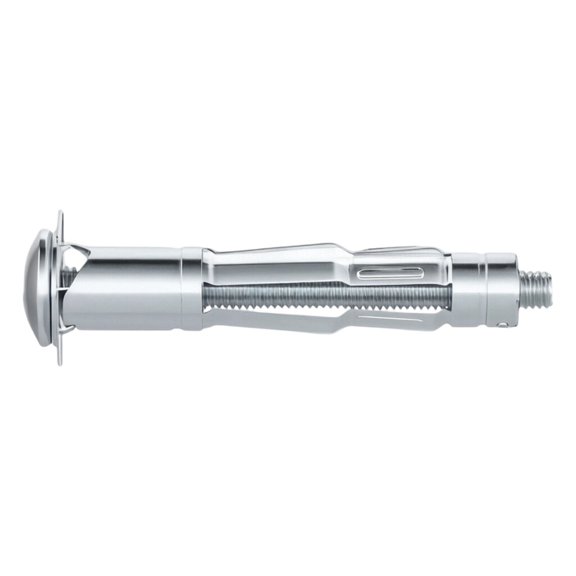 Button Locking M4 Expansion Screw Petal Nut Galvanized Steel Rustproof Sturdy Hollow Wall Plasterboard Fastener Hardware for