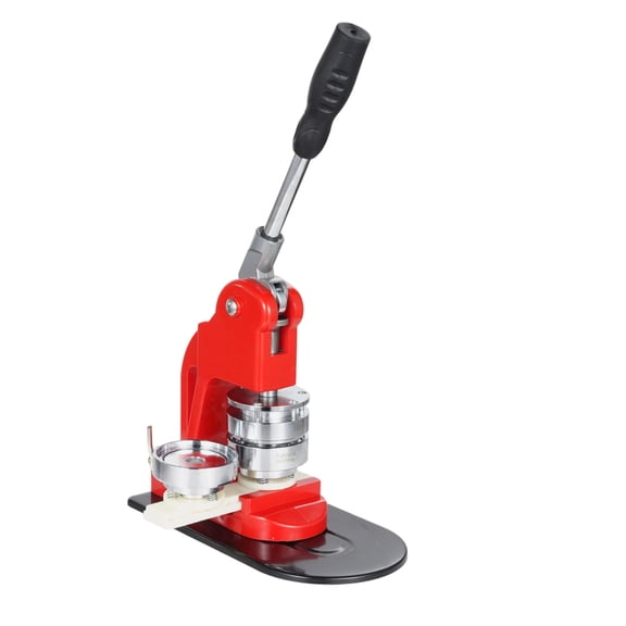 Button Maker Kit Multiple Sizes 1.25+2.28+3 in, Removable Button Press Machine with 300 Parts, Badge Making Supplies for DIY Projects