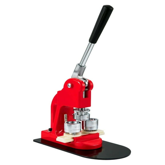 Button Maker Machine 1 Inch 25mm - 500 Parts Kit - Badge Pin Press Machine for Crafts, DIY Projects, & Personalized Gifts
