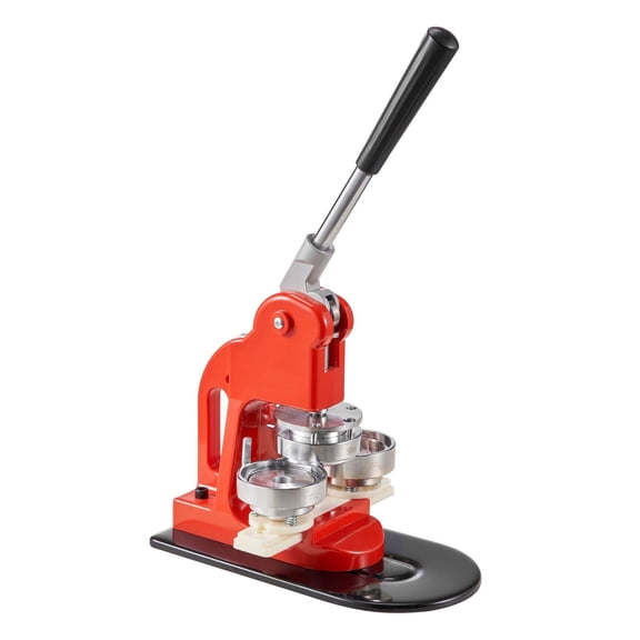 Button Maker Machine 2.25", 58MM Badge Maker with 500 Parts - Press Kit for DIY Crafts, Pins, Badges, Easy Installation, Portable