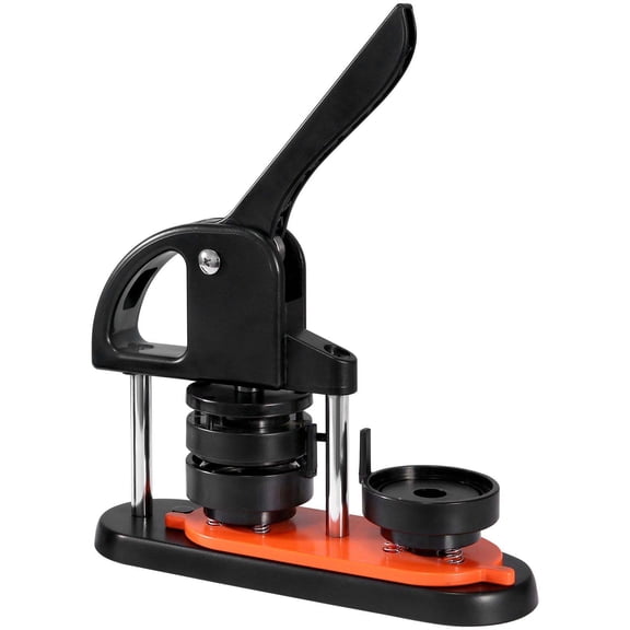 Button Maker Machine 2.28 inch - Pin Making Kit with 100 Parts, Arc Handle, Panda Magic Book - DIY Crafts for Kids, Christmas Gifts