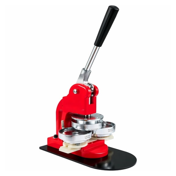Button Maker Machine 3", 75MM Badge Maker with 500 Parts - Press Kit for DIY Crafts, Pins, Badges, Easy Installation, Home & Business Use