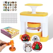 Button Maker Machine, 55 mm Button Pin Maker Machine, DIY Pin Button Maker Press Machine Badge Punch Kit with 48Pcs Button Parts Pictures & Circle Cutter Present