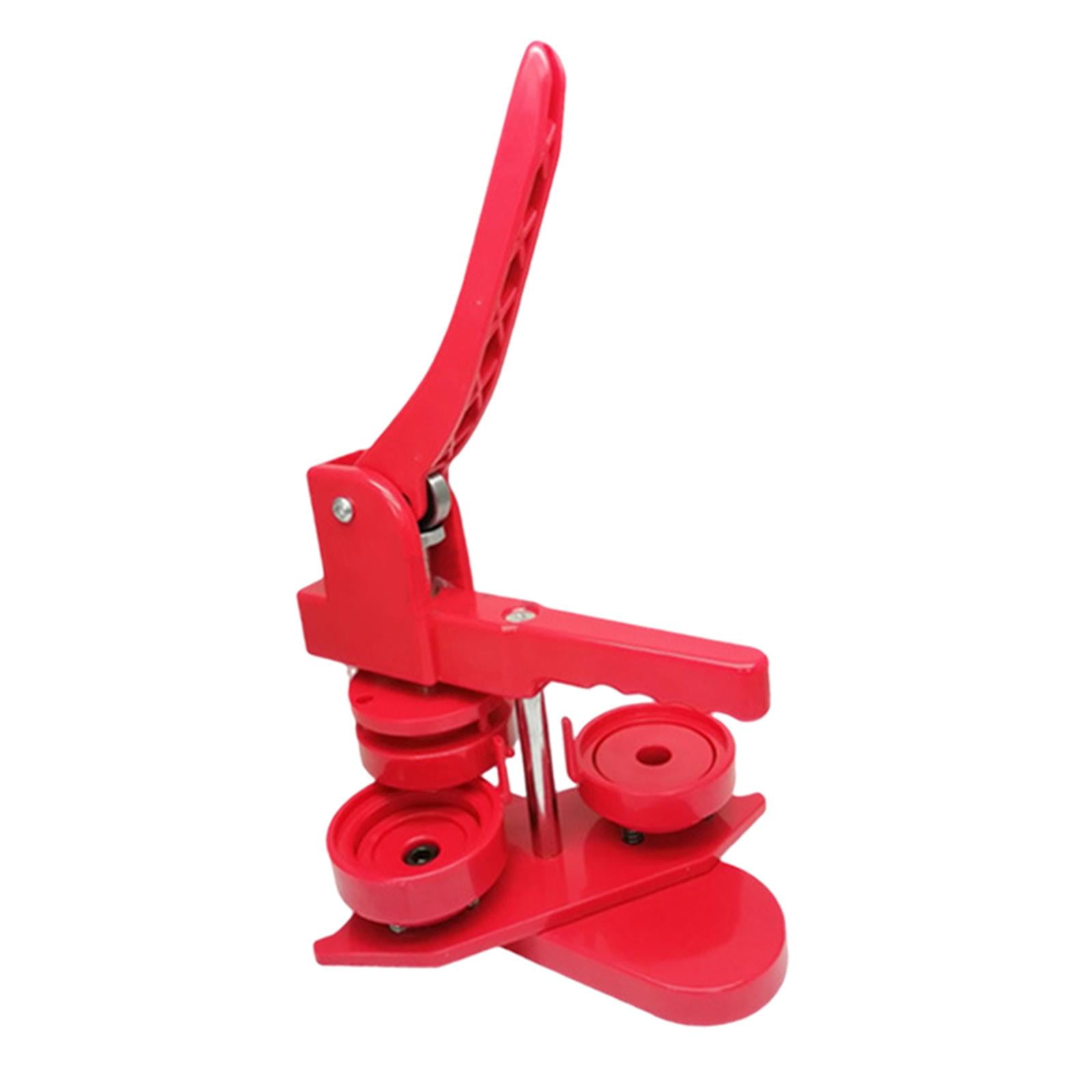 Button Maker Machine Pin Buttons Pin Making Button Making Supplies with Button Parts ,Beginner-Friendly