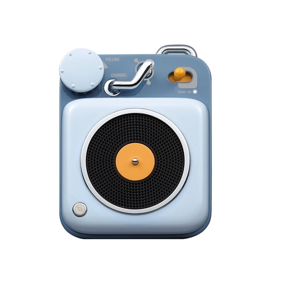 Button Mini Bluetooth Speaker Cute Creative Birthday Present Retro Gift Small Metal Art Wireless