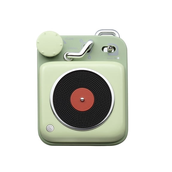 Button Mini Bluetooth Speaker Cute Creative Birthday Present Retro Gift Small Metal Art Wireless