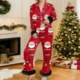 thumbnail image 1 of Button Up Pajamas For Women Set Fashion Funny Xmas Graphic Loose Casual Collar Long Sleeve Christmas Loungewear Soft Two Piece Holiday Sleepwear Pant With Pockets, 1 of 5