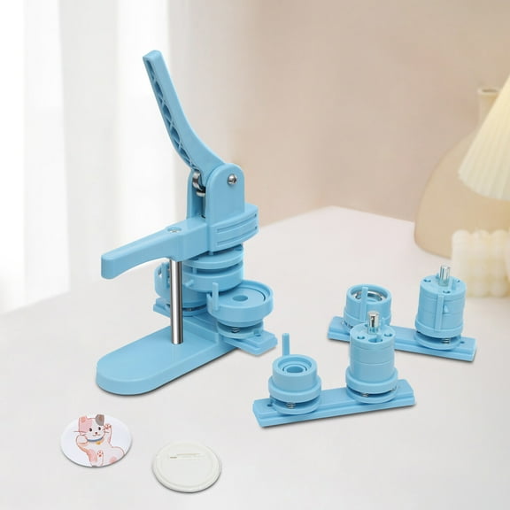 Button Press Machine Button Making Machine Badge/Button Maker 0.98, 1.26, 2.28"