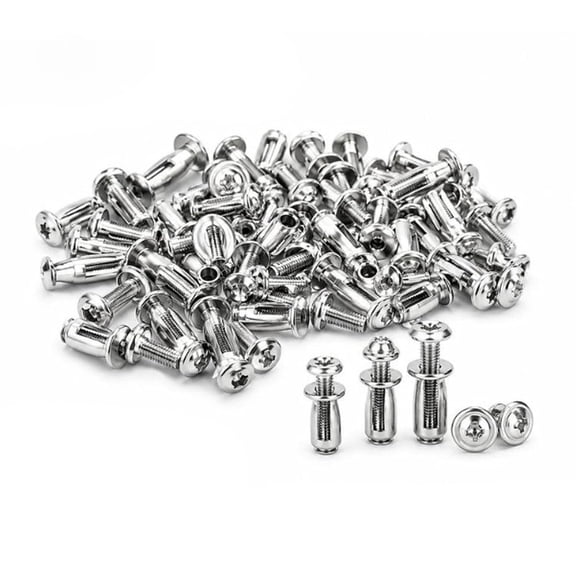 Button Rivet Locking Nut Assortment, Wear Petal Shaped Expansion Provides a Secure Grip in Thin Panels Ideal for Automotive Furniture DIY Repairs