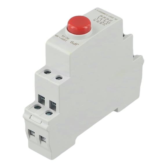 Button Self Reset Din Rail Type Cease Starting Power Switch Modularity Red Green AC/DC 24V Electrical Equipment Supplies
