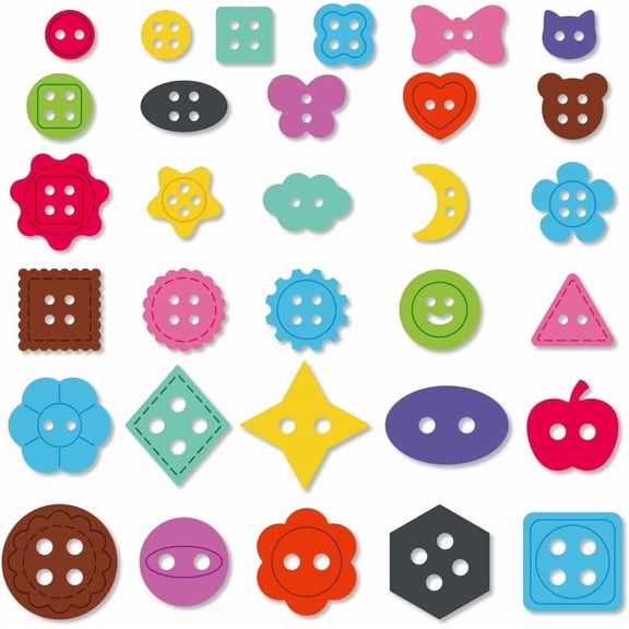 Button Sewing Cutting Dies Card Making Die Stencil Carbon Steel Die Cuts Card Scrapbooking Embossing Template Dies for DIY handcrafting