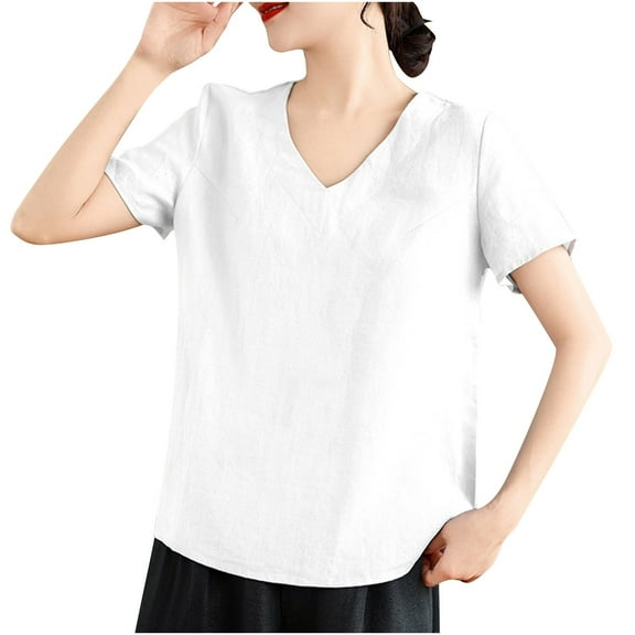 Button Down Shirts for Women Work Summer Clothes Outfits Women Over 50 Everyday Summer Tops With Short Sleeves for Women Over 50 My Orders Past Orders