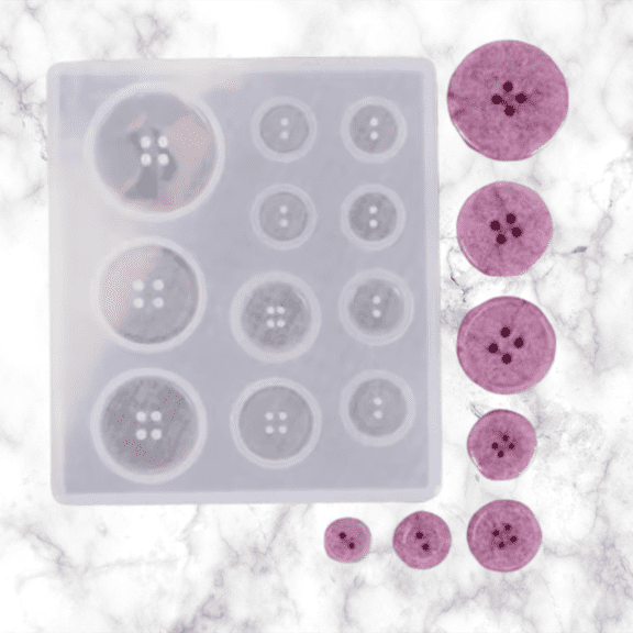 Button Silicone Mold 2