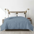 thumbnail image 1 of Button Stitch Down Alternative Comforter - Full/Queen - Blue Fog, 1 of 5