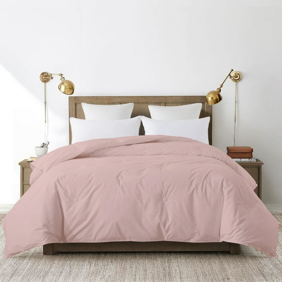 "Button Stitch Down Alternative Comforter - Full/Queen - Pearl Blush"