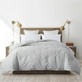 thumbnail image 1 of Button Stitch Down Alternative Comforter - King - Grey, 1 of 5