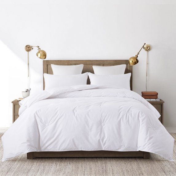 Button Stitch Down Alternative Comforter - Twin - White
