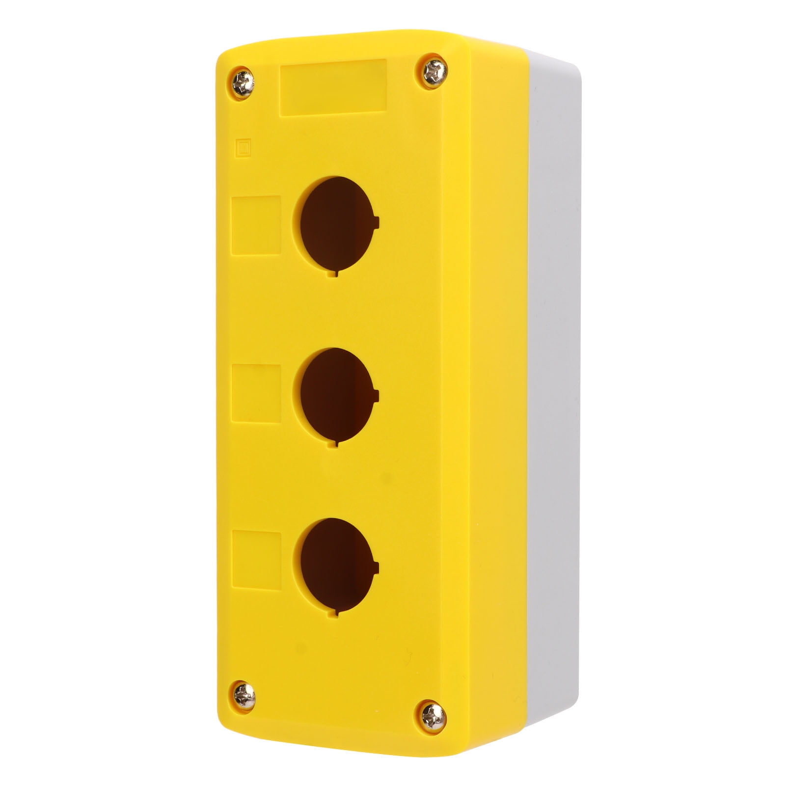 Button Switch Control Box, 3 Holes Push Button Box For Electrical